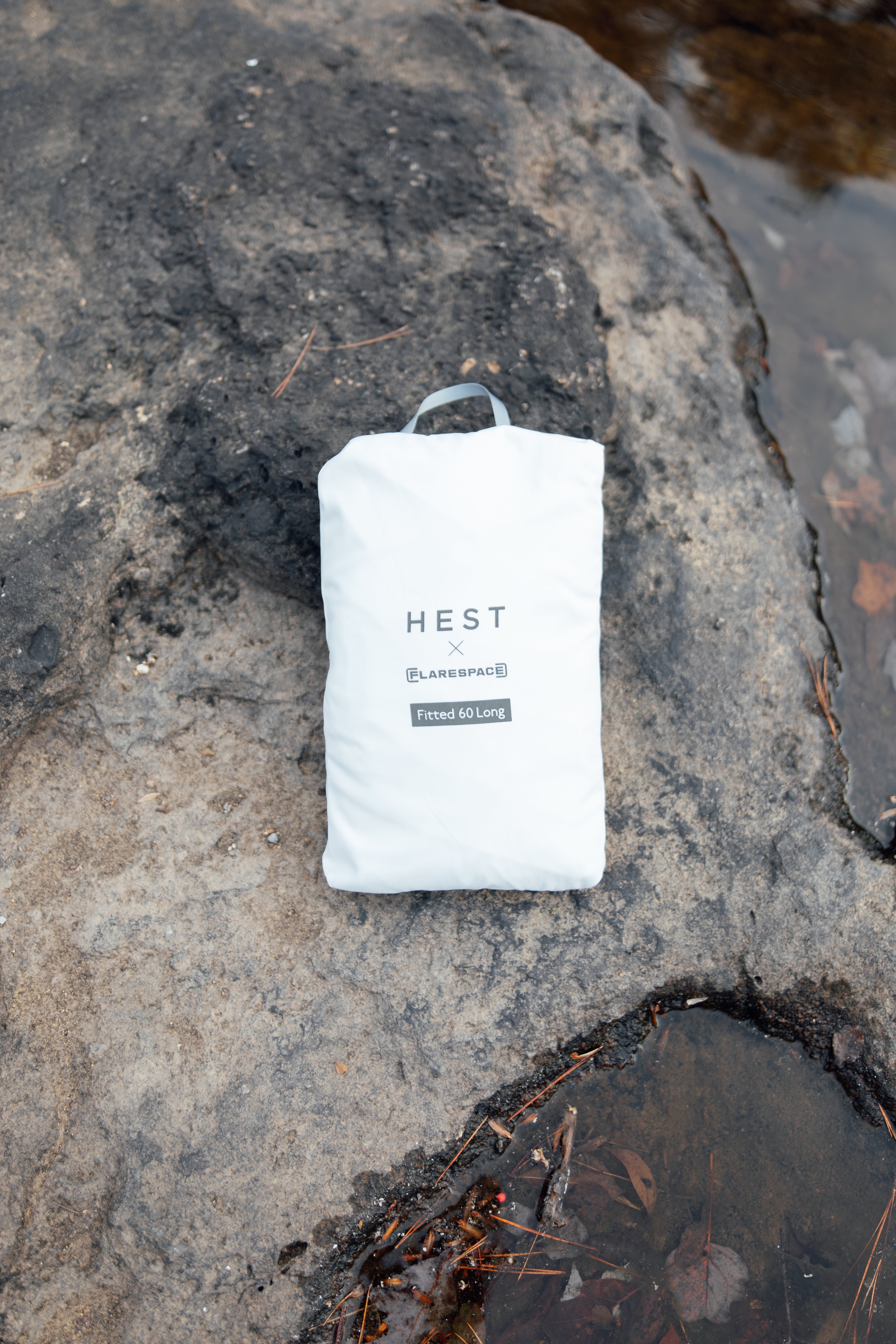 Flarespace: Driftwood Grey Fitted Sheet (60Long) - Flarespace Adventure Van Conversion Parts