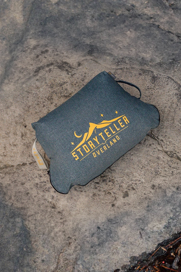 Camprest Pillow Storyteller Logo Hest x Flarespace