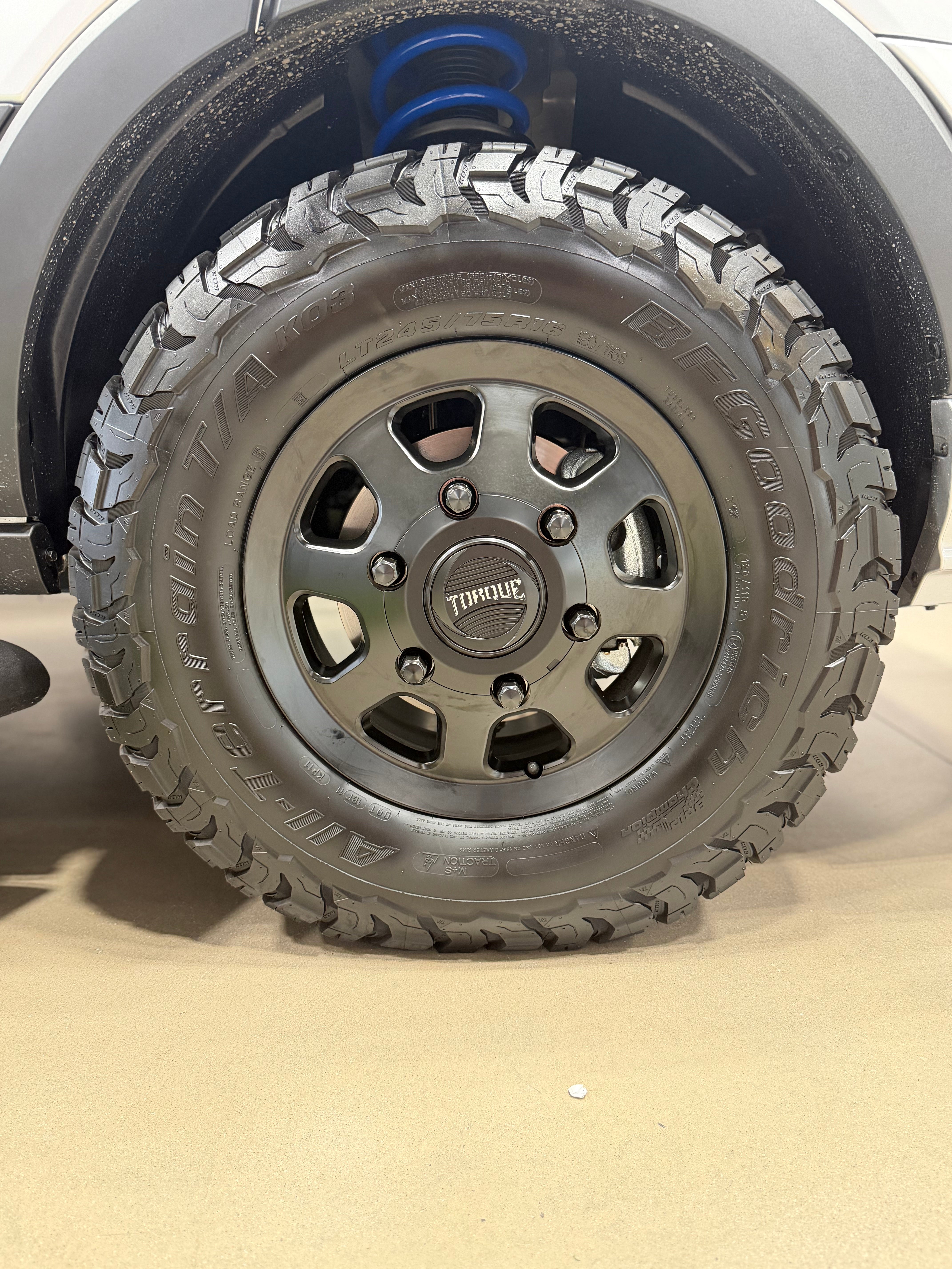 16" AWD Ford Transit Wheel | Tire and Wheel Package - Black