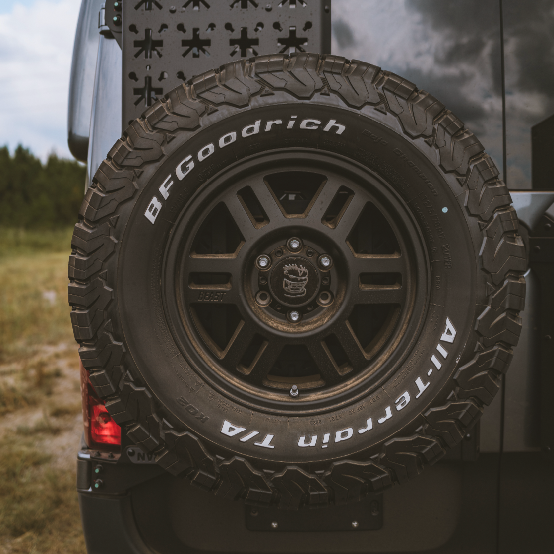 17" Limited Edition Storyteller Beast MODE Sprinter Wheel and Tire Combination - Flarespace Adventure Van Conversion Parts