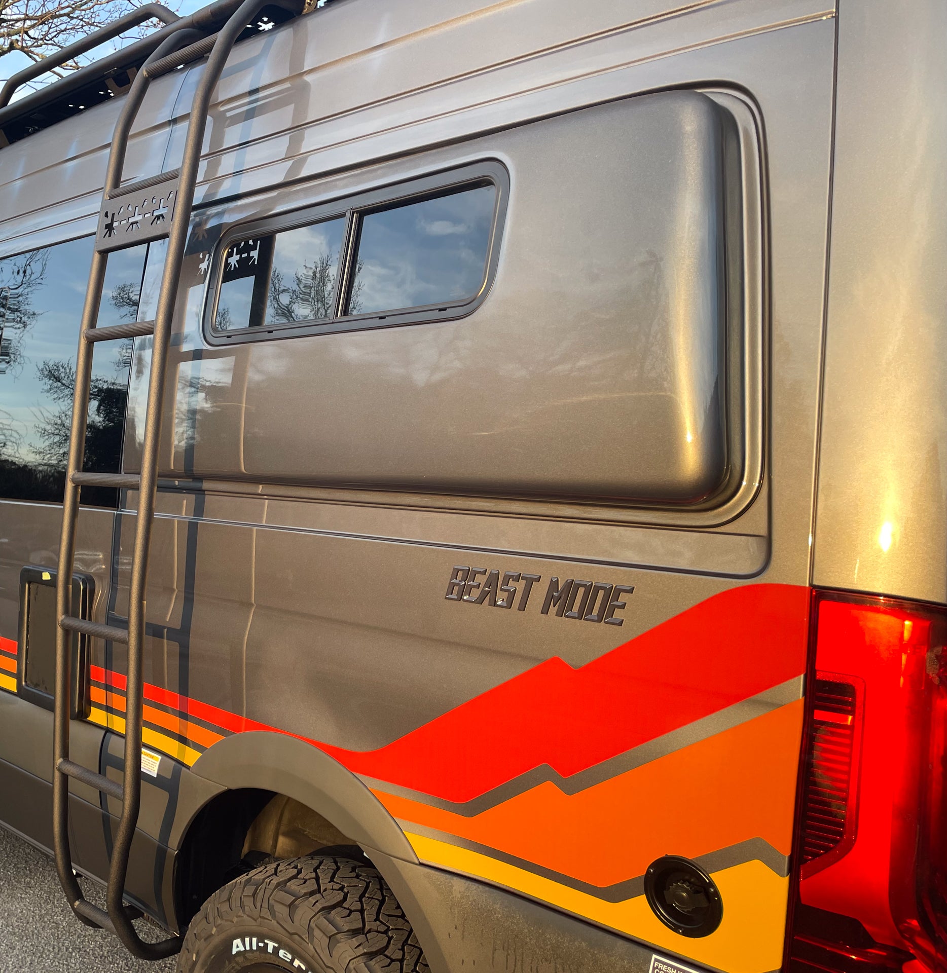 nVader Sprinter Ladder - Flarespace Adventure Van Conversion Parts