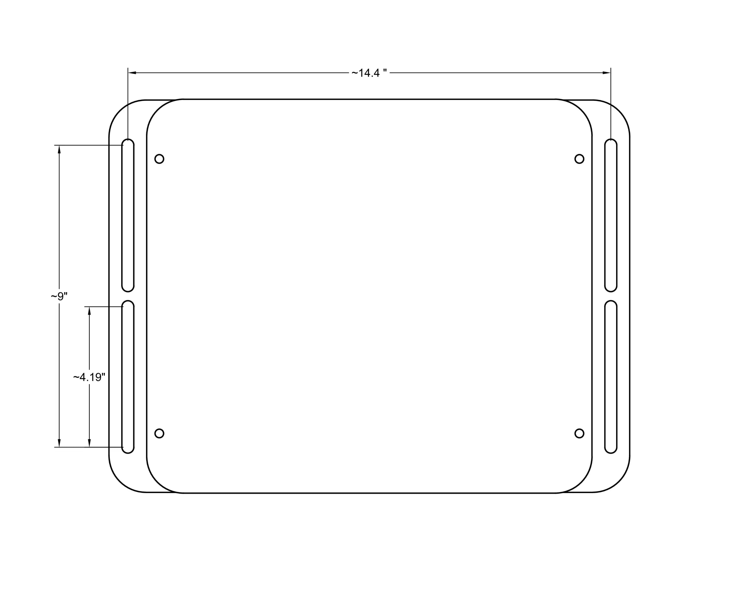 Starlink Mini Mount Rack Adaptor - Flarespace Adventure Van Conversion Parts