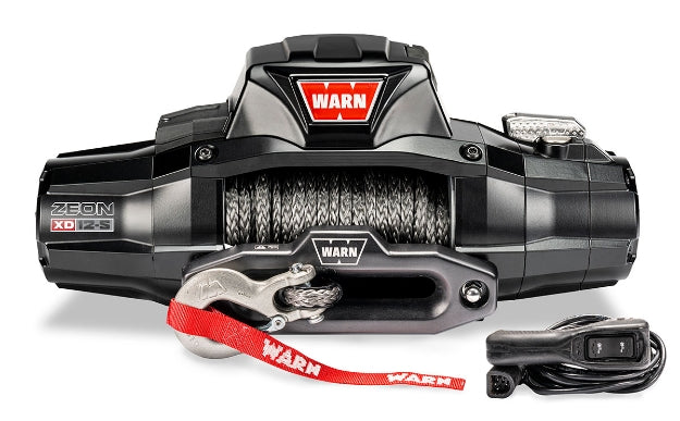 WARN ZEON XD 12-S Winch + Control Pack Relocation Kit (78") - Flarespace Adventure Van Conversion Parts