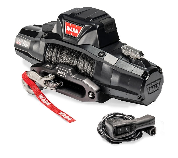 WARN ZEON XD 12-S Winch + Control Pack Relocation Kit (78") - Flarespace Adventure Van Conversion Parts