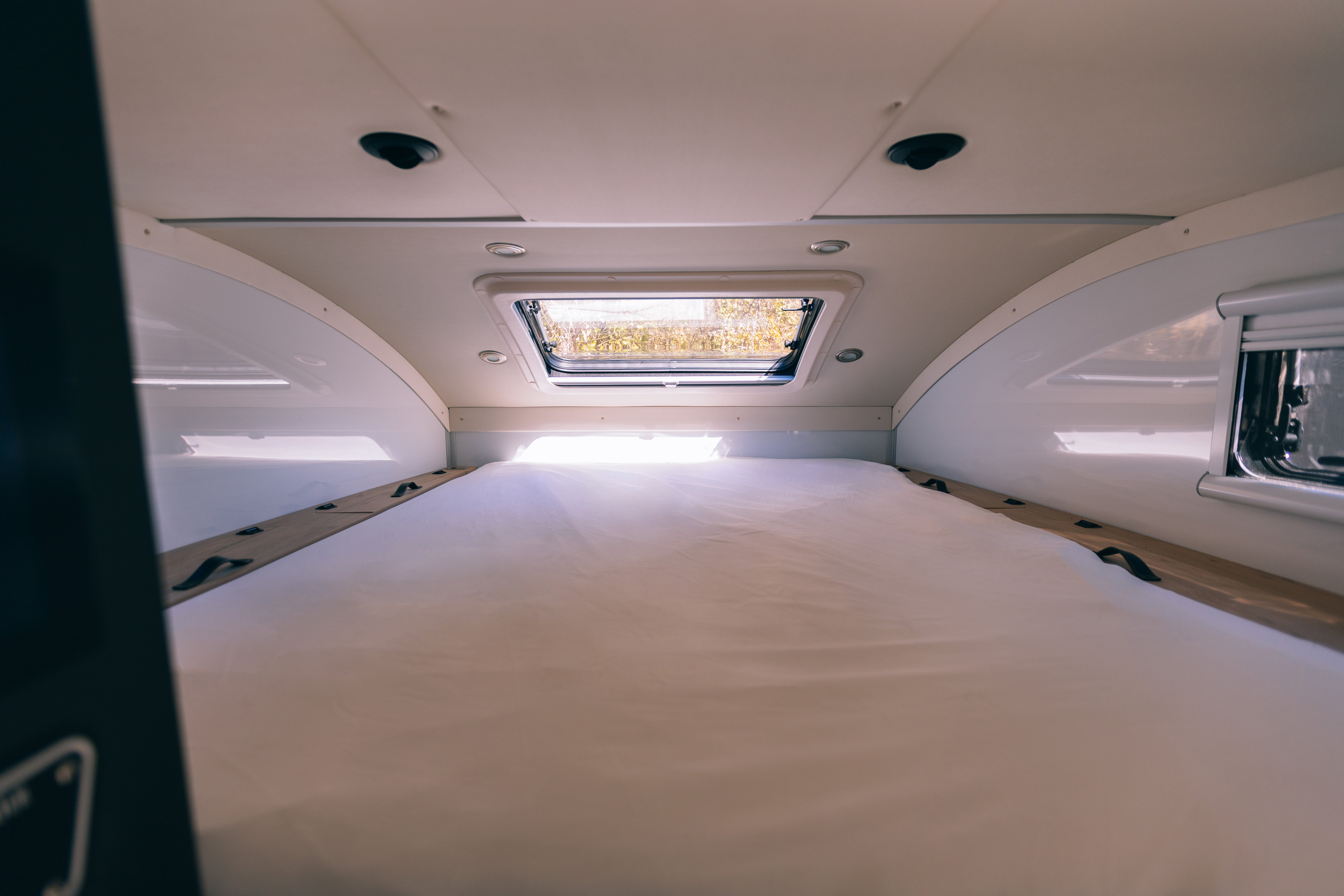 Flarespace: Driftwood Grey Fitted Sheet (60Long) - Flarespace Adventure Van Conversion Parts