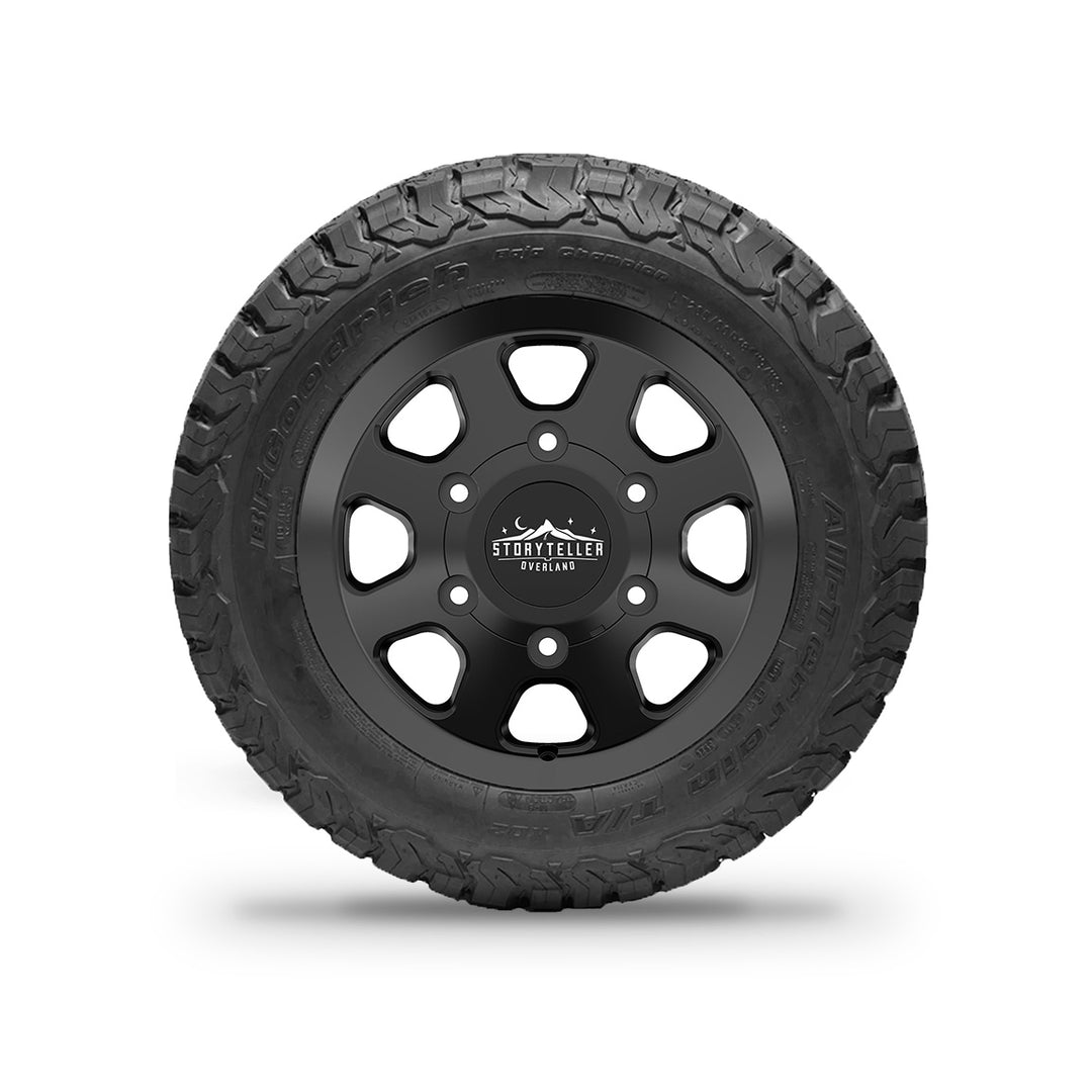 AWD Ford Transit Tire and Wheel Package - Black 16" - Flarespace Adventure Van Conversion Parts