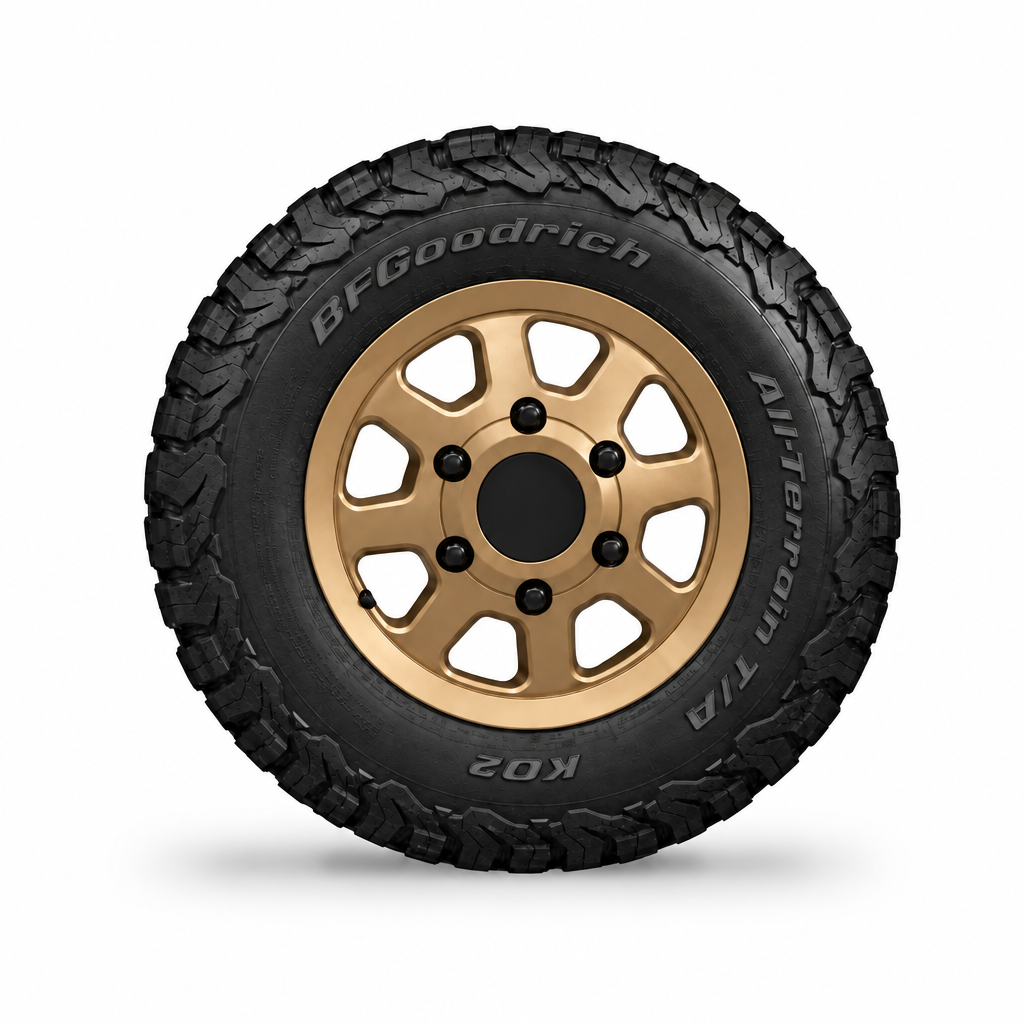 AWD Ford Transit Tire and Wheel Package - Bronze 16" - Flarespace Adventure Van Conversion Parts