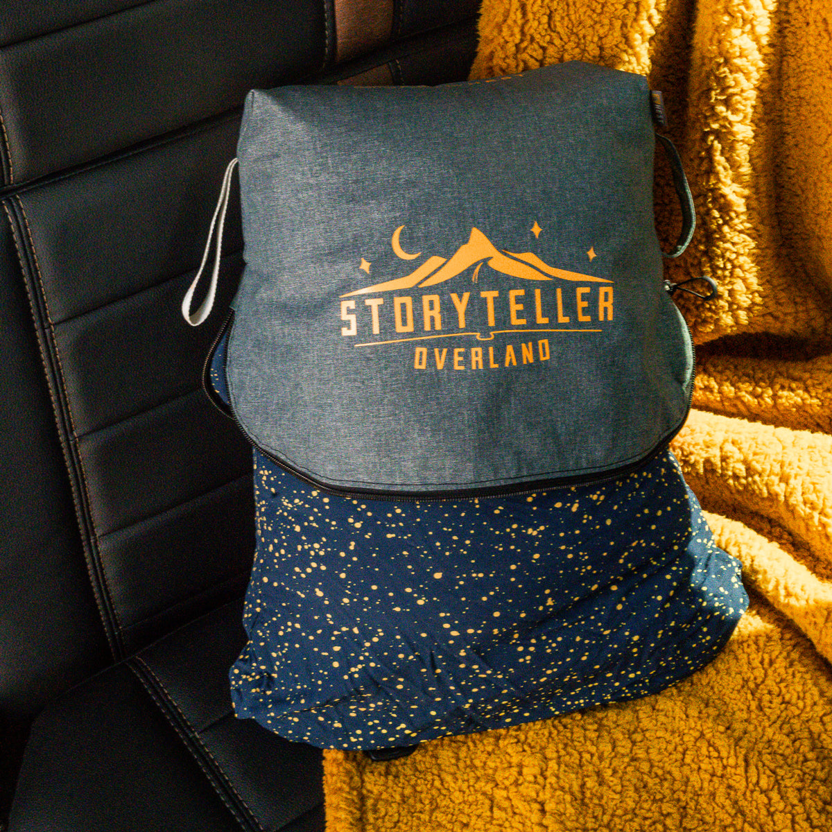 Camprest Pillow Storyteller Logo Hest x Flarespace