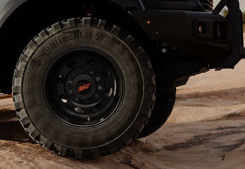 EVICTUS Expedition RAM 5500  Forged Wheel in Satin Black - Flarespace Adventure Van Conversion Parts