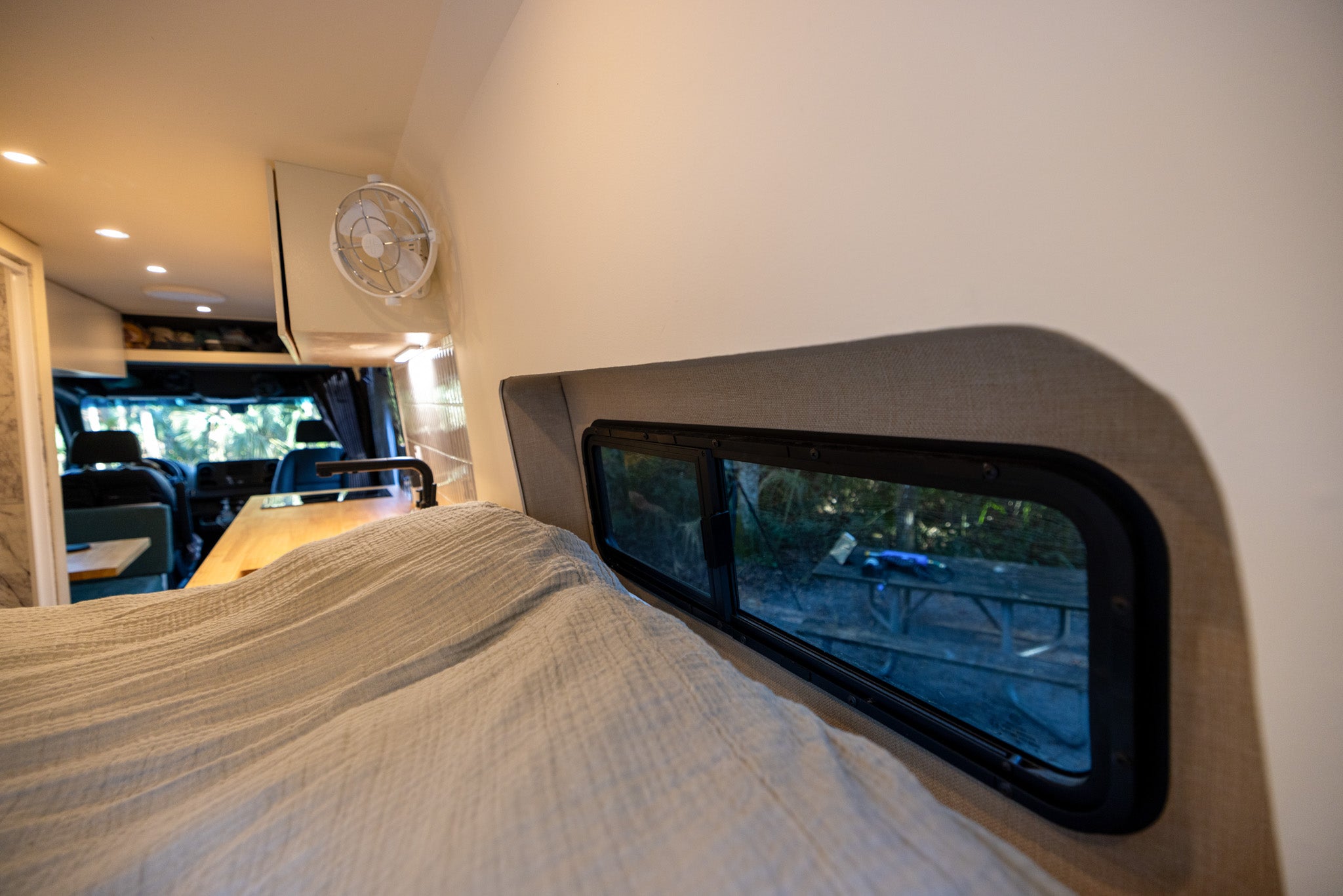 FullDepth_Mercedes Sprinter 170" Passenger Side Regular Depth: Trim Rings - Flarespace Adventure Van Conversion Parts