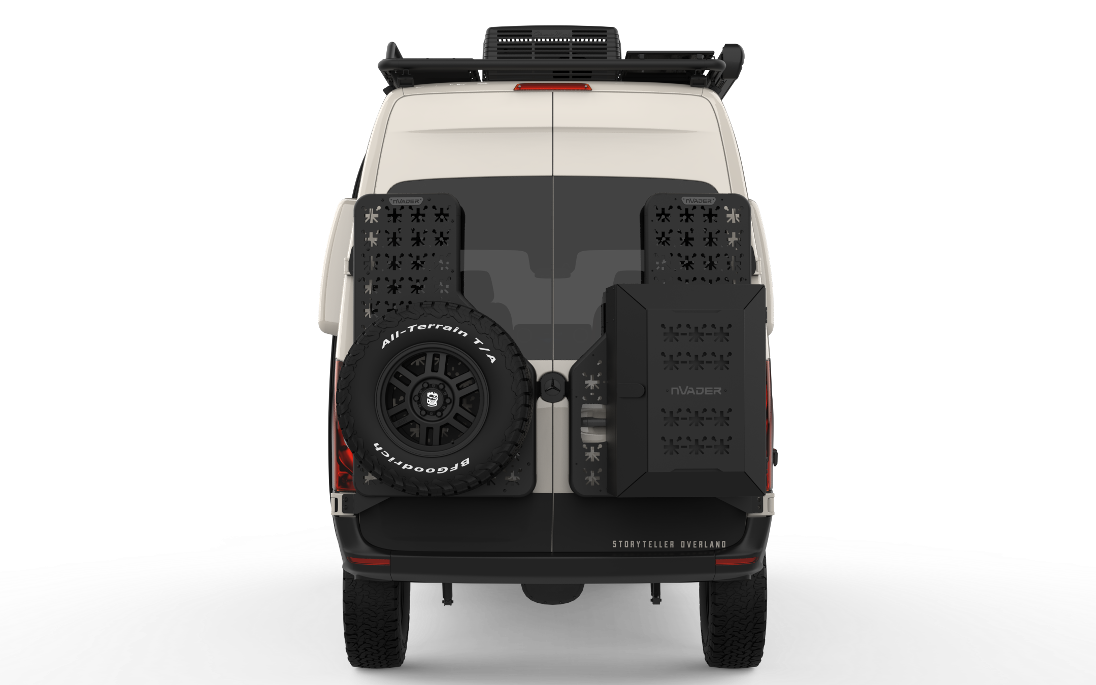 Sprinter 144 & 170 nVader™ Gen. 2 Rear Rack - Flarespace Adventure Van Conversion Parts