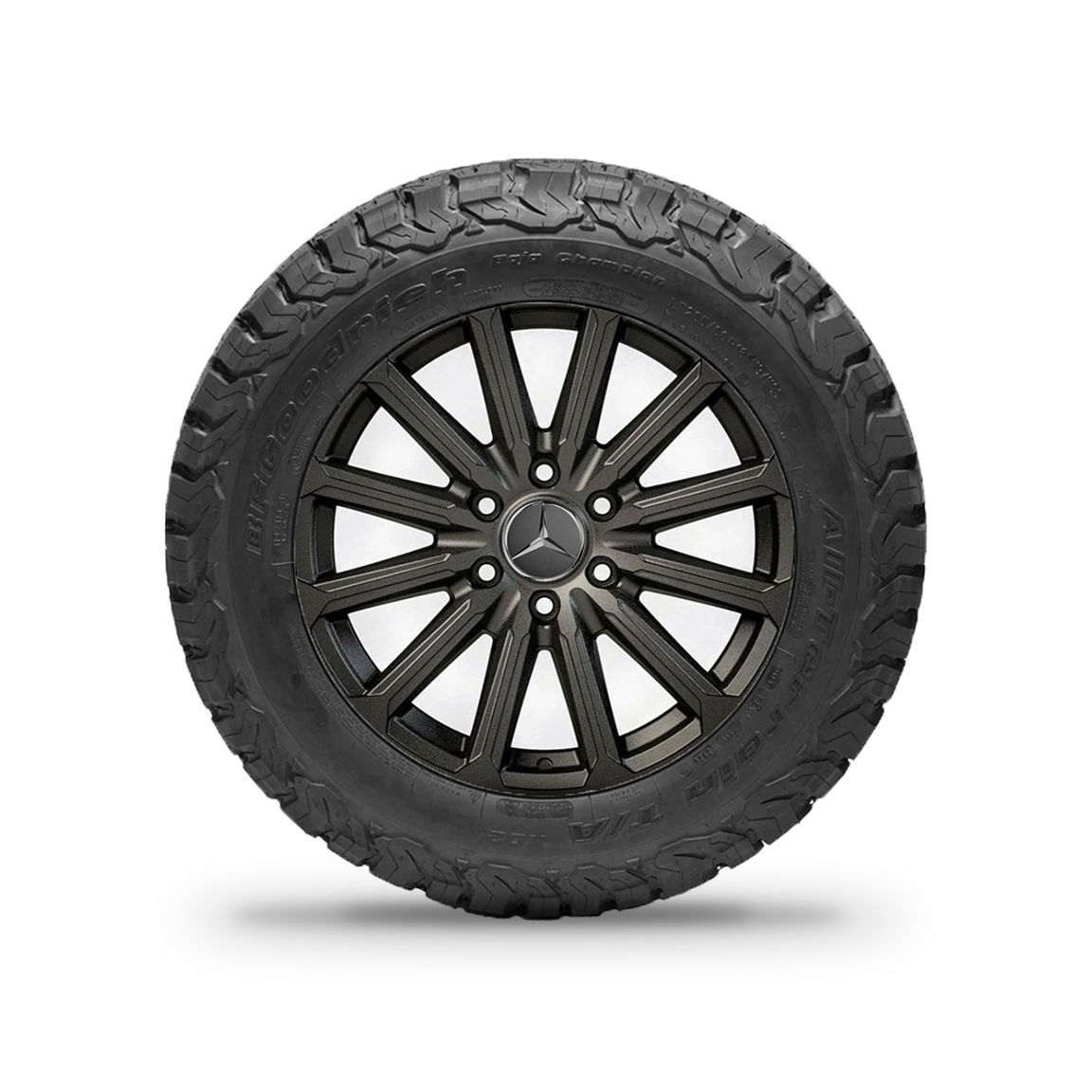Stealth Tire and Wheel Package - Matte Black 18" - Flarespace Adventure Van Conversion Parts