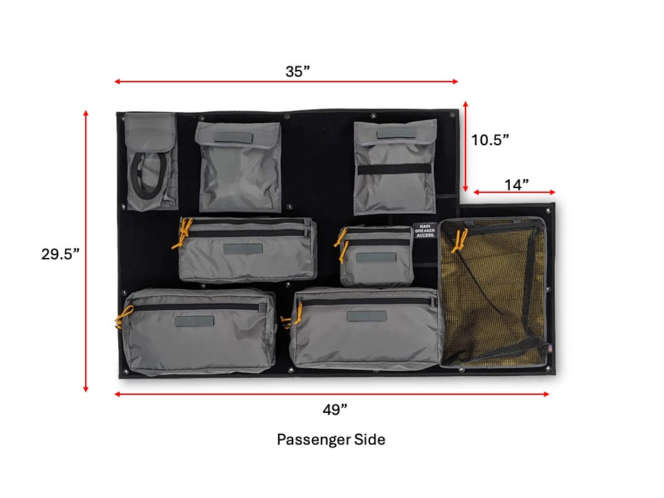 2024+ Rear Soft Goods Organizer Bundle