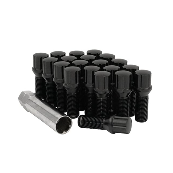 (24) Black Lug Bolts - Stealth + Classic (18" Wheels Only) - Flarespace Adventure Van Conversion Parts