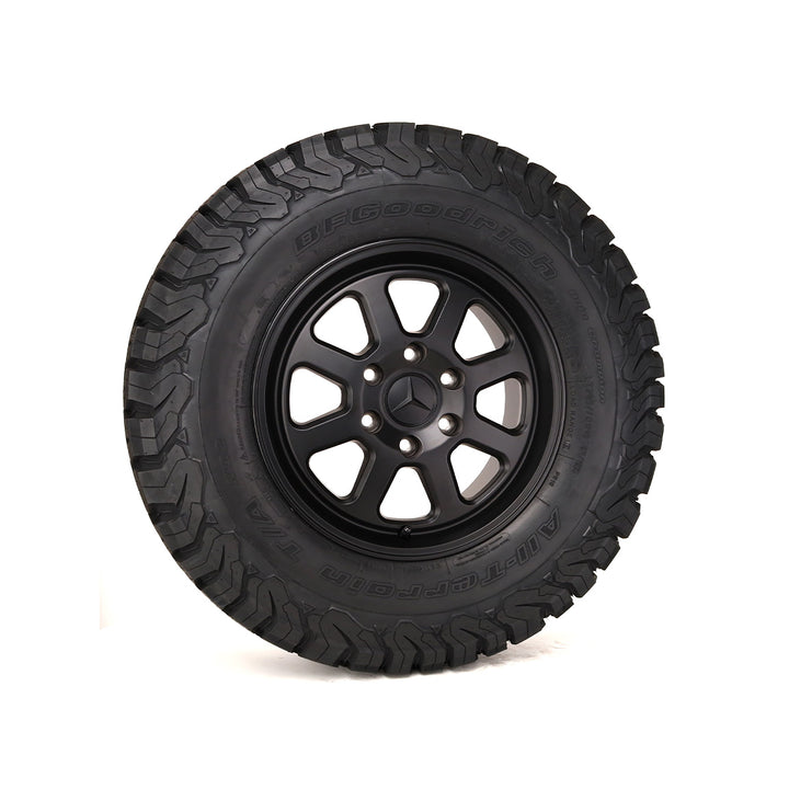 Stealth Wheel and Tire - Black 16" (5 Pack) - Flarespace Adventure Van Conversion Parts