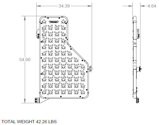 Sprinter 144 & 170 nVader™ Gen. 2 Rear Rack - Flarespace Adventure Van Conversion Parts