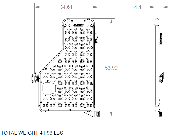 Sprinter 144 & 170 nVader™ Gen. 2 Rear Rack - Flarespace Adventure Van Conversion Parts