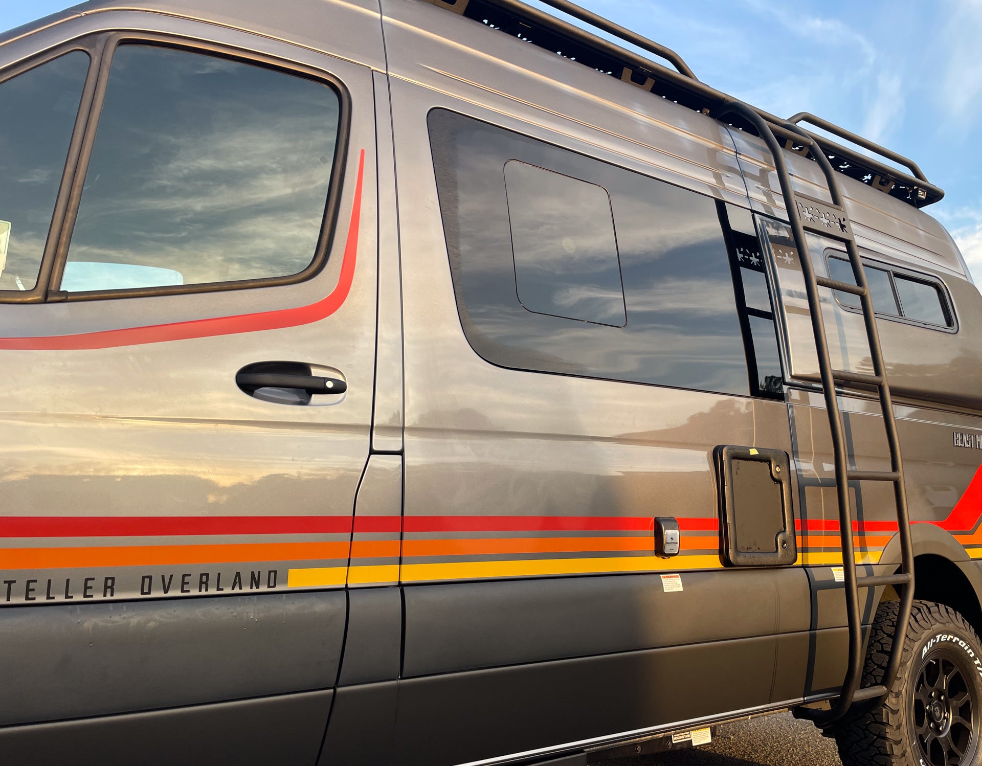 nVader Sprinter Ladder - Flarespace Adventure Van Conversion Parts