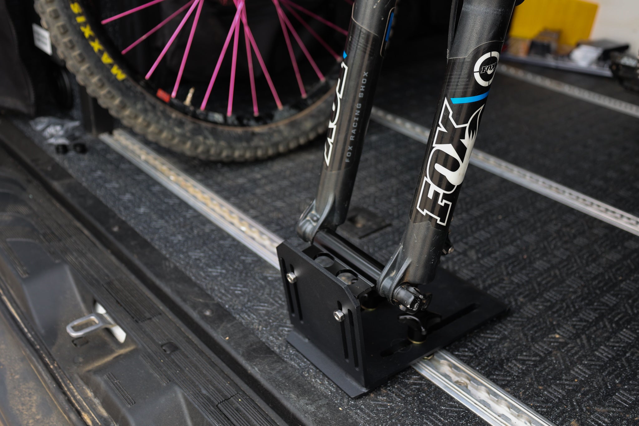 Truck bed bike discount clamp