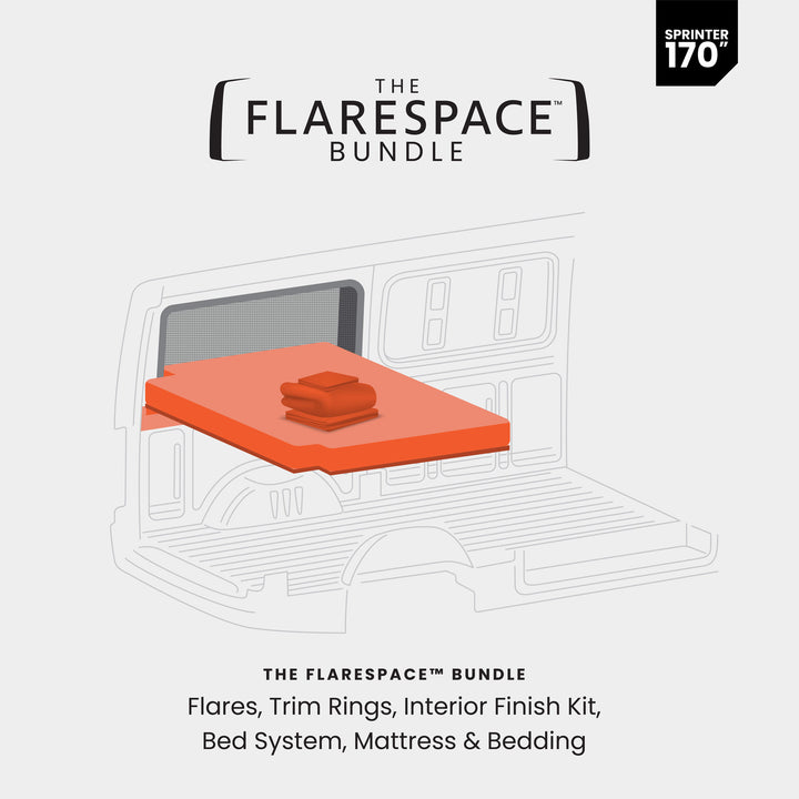 The Flarespace™ Bundle Mercedes Sprinter 170" - Flarespace
