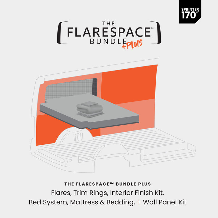 The Flarespace™ Bundle Plus Mercedes Sprinter 170" - Flarespace